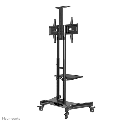 Stativ dyshemeje për TV Neomounts NM-M1700BLACK, 32"-75", me rrota, i zi