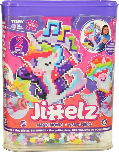 Set kreativ Fat Brain Toys Jixelz Magic Moves, 1250 copa, mozaik pixel art, shumëngjyrësh