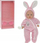 Kukull bebe Adar Baby Doll, 40cm, me kuti zëri që flet dhe këndon, rozë