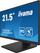 Monitor me prekje iiyama ProLite T2252MSC-B2, 21.5", IPS, i zi