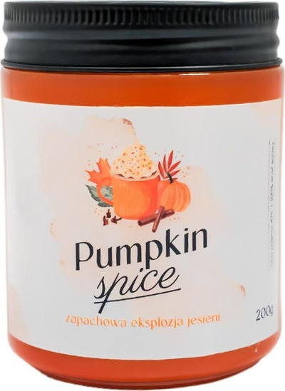 Kandela aromatike Mcd Pumpkin, dyll soje, aromë kungulli