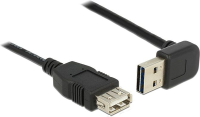 Kabllo USB Delock USB A në USB A, 1m, i zi