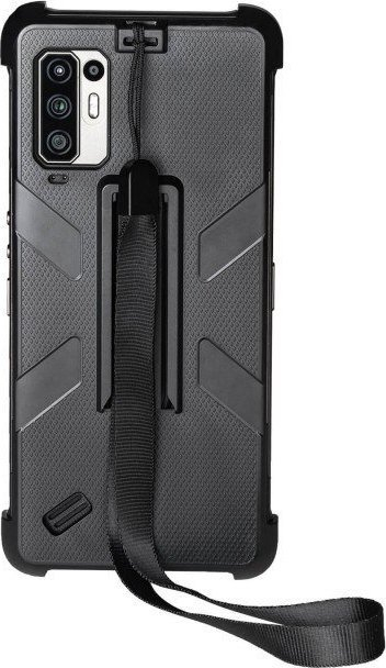 Futrollë Ulefone Armor X10 Pro, me mbajtëse, me karabinë, e zezë