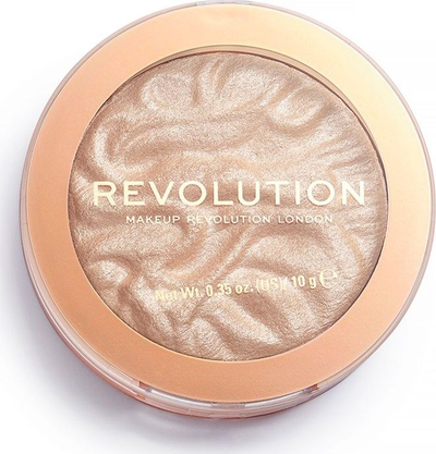 Shkëlqim për fytyrë Makeup Revolution Just My Type, 10 g, i artë