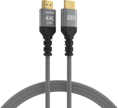 Kabllo HDMI High Speed me Ethernet, 4K 60Hz, 5m, gri