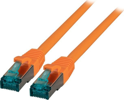 Kabllo rrjeti EFB Elektronik MK6001.0,15O, Cat6a S/FTP, 0.15 m, portokalli