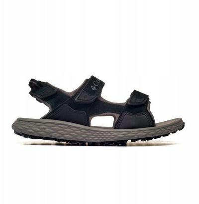 Sandale burra Columbia Konos Hiker 3 Strap, për jashtë, të zeza