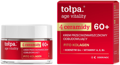 Krem fytyre Tołpa Age Vitality 4 Ceramides, kundër rrudhave, për moshë 60+, 50 ml
