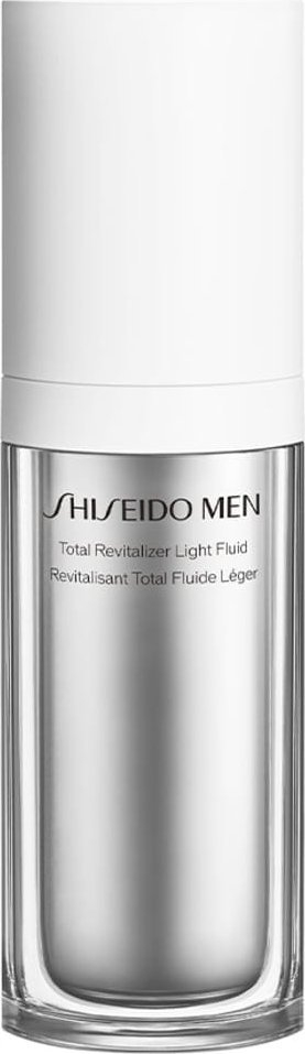 Krem fytyre Shiseido Men Total Revitalizer Light Fluid, hidratues anti plakje, 70ml