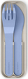 Set takëmesh që shkrihen në natyrë Monbento MB Pocket Color, 3 copë, blu Infinity