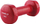Peshë dore HMS Vinyl Dumbbell 1 x 2 kg, e kuqe