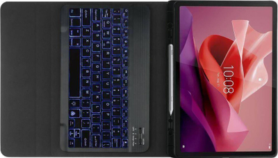 Këllëf me tastierë Tech-Protect SC Pen për Lenovo Tab P12 12.7 TB-370, Bluetooth, me mbajtëse stylus, i zi