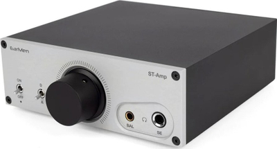 Засилувач за слушалки EarMen ST-Amp, Hi-Fi балансиран, со DAC, црн