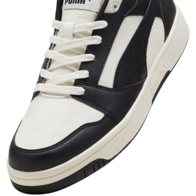 Патики Puma Rebound V6 Low CV M, текстилна мрежа, гумен ѓон, црно бела