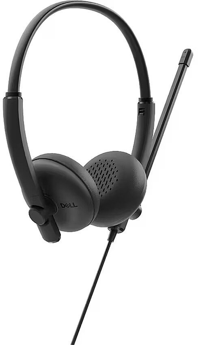 Kufje me mikrofon Dell WH125, me kabllo, USB Type C, të zeza
