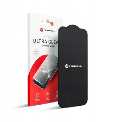 Qelq mbrojtës Forcell Ultra Clear për Samsung Galaxy A16 4G, 0.3mm, fortësi 9H, me kornizë të zezë
