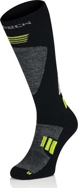 Çorape skish Brubeck Ski Force Wool, merino wool, madhësia 43, gri