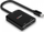 Adapter Mini DisplayPort në DisplayPort LINDY 38432, 2 porta, i zi