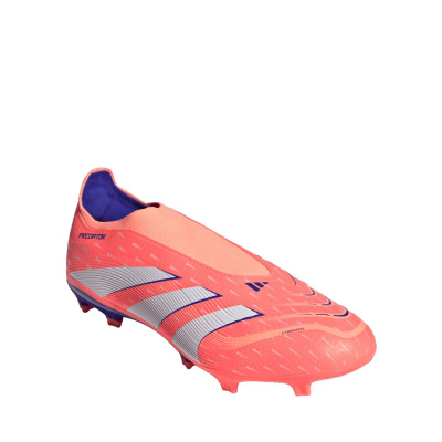 Këpucë futbolli Adidas Predator League LL FG MG JI1167, pa lidhëse, me taban Controlplate, Coral Blaze