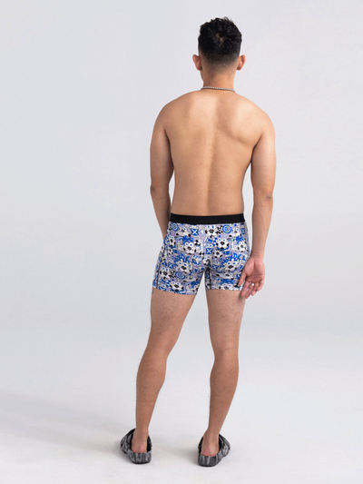 Të brendshme boxer për burra SAXX Vibe, super të buta, viskozë me elastan, me shumë ngjyra blu