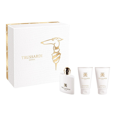 Set për trup Trussardi Donna, Eau de Parfum 30 ml + losion trupi 30 ml + xhel dushi 30 ml