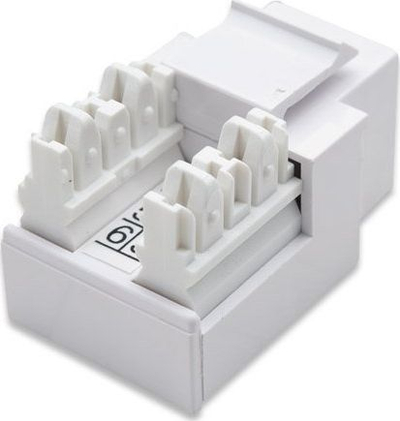 Prizë keystone telefonike Intellinet 502795, RJ11 RJ12, punch down, e bardhë