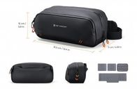 Çantë shpine KF Concept KF13.227 Sling Bag, 5L, rezistente ndaj ujit, e zezë