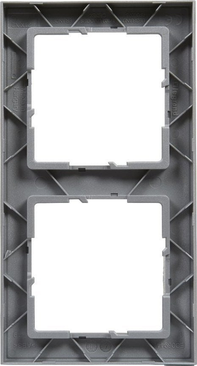 Kornizë dopio Legrand SUNO 721512, për 2 module, alumin