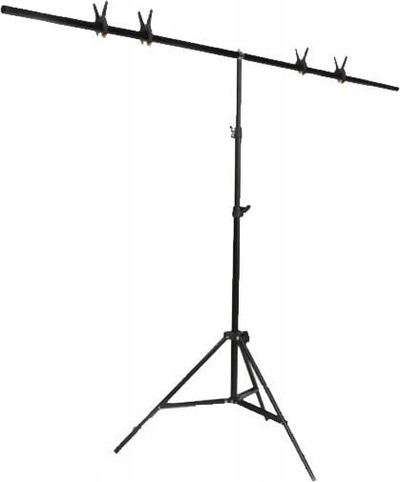 Set stativ për sfond fotografik Puluz Atelier T, traversë 200cm, stativ 200cm, me 4 kapëse