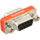 Adapter serial InLine Null Modem DB9, mashkull në femër, portokalli