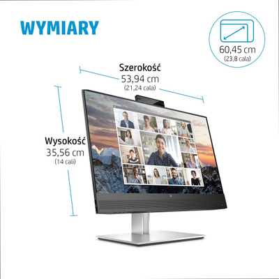 Monitor HP E24m G4, 23.8", Full HD, IPS, USB-C, i zi