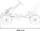 Go-kart me pedale Ramiz PerHour AIR, 105 x 59 x 56 cm, me goma t'fryme, blu