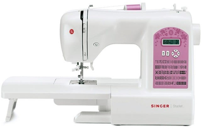 Makine qepëse elektronike Singer Starlet 6699, 100 qepje, ekran LCD, e bardhë