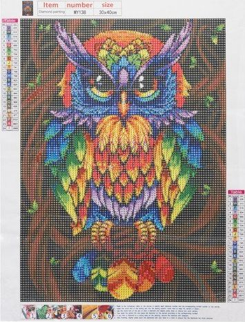Set mozaik diamanti 5D MY138, pikturë buf shumëngjyrësh, 30x40cm, shumëngjyrësh