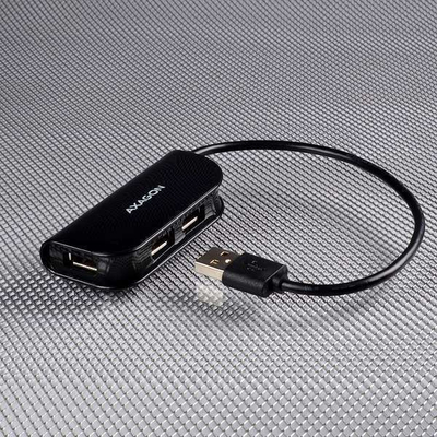 Hub USB Axagon me 4 porte USB 2.0 (HUE-X4B), i zi 