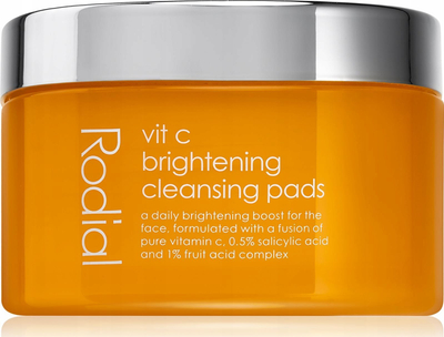 Disqe eksfoliuese Rodial Vitamin C Brightening Pads, 50 copë, për fytyrë