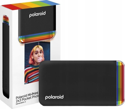 Џебен принтер за фотографии Polaroid Hi-Print Gen 2, Bluetooth, 2x3\", црн