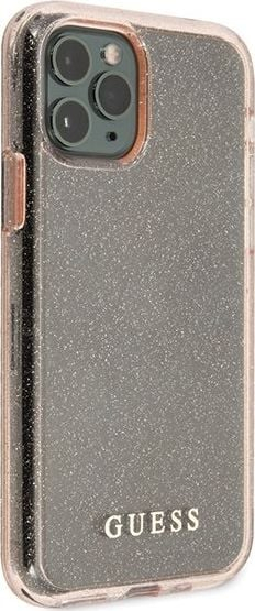 Këllëf telefoni Guess GUHCN65PCGLPI, për iPhone 11 Pro Max, Glitter, rozë