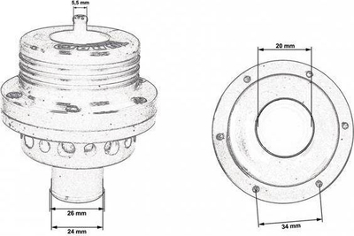 Valvul Turbo Blow Off TurboWorks, për Audi A4 S4 Golf 1.8T, deri 1.7 Bar, metalike