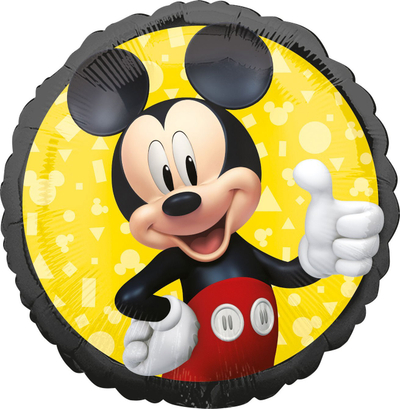 Balonë folie Mickey Mouse, 18", shumëngjyrëshe