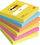 Bllokëza ngjitëse Post it Colour Notes 654 TFENN, 76x76mm, 100 fletë, set 6 ngjyra të përziera