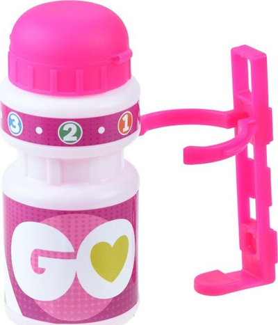 Set aksesorësh për biçikletë Skids Control 3 2 1 Go Pink, 3 pjesë, rozë
