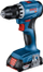Stërvitëse‑kaçavidë pa kabllo Bosch Professional GSR 18V-45, 18V, 2.0Ah Li-Ion, me 2 bateri
