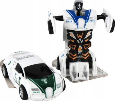 Lodër transformus makinë policie Dromader 1295925, robot, plastike, e bardhë