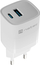 Karikues GaN Natec Ribera NUC-2140, 30W, 1x USB-A 1x USB-C, i bardhë