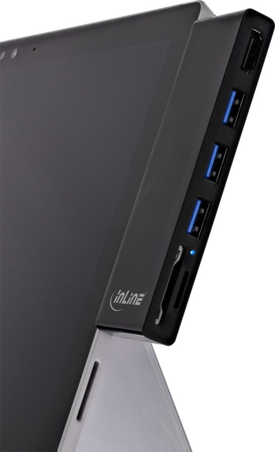 HUB USB Canyon InLine MultiHub, 3x USB 3.2, HDMI 4K, i zi