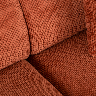Divan-Shtrat këndor Bricken majtas 110–282×98–160×72 Hcm (HM3275.03L), kuqe