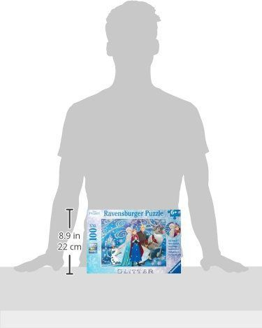 Puzzle Ravensburger Disney Frozen Glittery Snow, 100 elemente