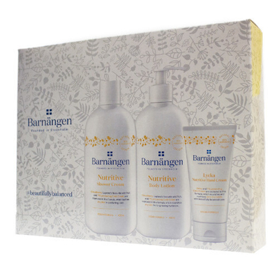 Set për trup Barnangen Nutritive Premium Box, krem dushi 400 ml + losion trupi 400 ml + krem për duar 75 ml