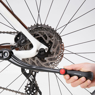 Qëndrim biçiklete Wozinsky Bicycle Kickstand, alumin i rregullueshëm, 24-29", i zi